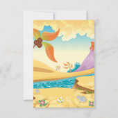 Dinosaur 1. Geburtstag Custom Einladung (Rückseite)