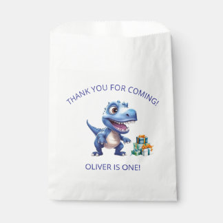 Dinosaur 1. Geburtstag personalisierte Geschenktüt Geschenktütchen