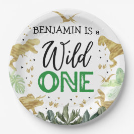 Dinosaur 1. Geburtstags-Party Pappteller