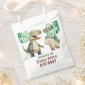 Dinosaur 1. Geburtstagsfarbe Geschenktütchen (Ausgeschnitten)