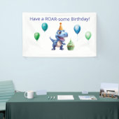 Dinosaur 1st Birthday Banner Boy | Personalized  (Messeveranstaltung)