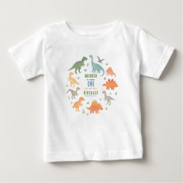 Dinosaur 1st Birthday Party | Cute Prehistoric Baby T-shirt