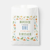 Dinosaur 1st Birthday Party | Cute Prehistoric  Geschenktütchen (Vorderseite)
