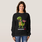 Dinosaur 4th Of July Kids Boys Men Amerisaurus T R Sweatshirt (Vorne ganz)