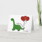 Dinosaur 50. Geburtstagskarte Karte (Vorderseite)