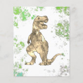 Dinosaur 5. Geburtstag T-Rex-Fotomodell (Rückseite)