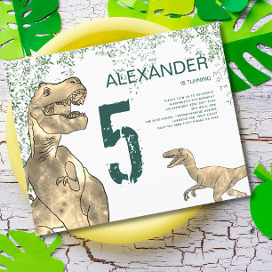 Dinosaur 5. Geburtstagsfeier Budget
