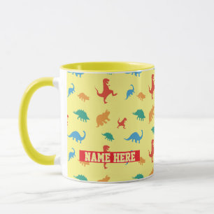Dinosaur 5. Geburtstagsfeier Meilenstein-Gästebuch Tasse