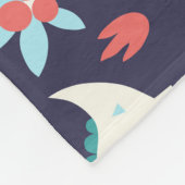 Dinosaur-Abenteuer-Nahtloses Design Fleecedecke (Ecke)