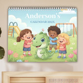Dinosaur-Abenteuer Personalisierter Kinderkalender Kalender