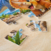 Dinosaur-Abenteuer Puzzle (Seite)