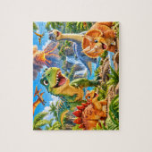 Dinosaur-Abenteuer Puzzle (Vertikal)