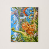 Dinosaur-Abenteuer Puzzle (Vertikal)