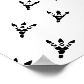 Dinosaur Abgeschieden Footprint Trail Poster (Ecke)