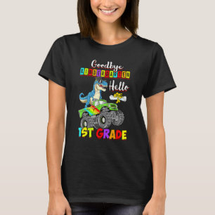 Dinosaur Abschied Kindergarten Abschluss Hallo 1. T-Shirt