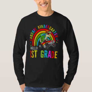 Dinosaur Abschied Kindergarten Abschluss Hallo 1. T-Shirt