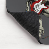 Dinosaur Acoustic Electric B Guitar Player  Mousepad (Ecke)