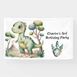 Dinosaur Adventure Boys Geburtstagsparty Banner