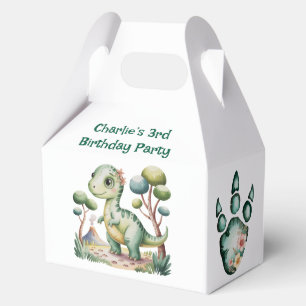 Dinosaur Adventure Boys Geburtstagsparty Geschenkschachtel