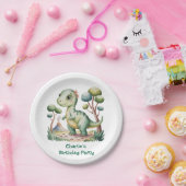 Dinosaur Adventure Boys Geburtstagsparty Pappteller (Party)