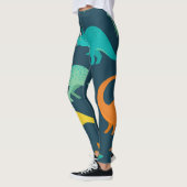 Dinosaur Adventure: Das Kinderzimmer der Kinder Leggings (Links)