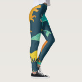 Dinosaur Adventure: Das Kinderzimmer der Kinder Leggings (Rechts)