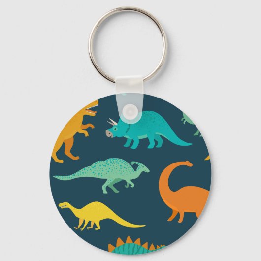Dinosaur Adventure: Das Kinderzimmer der Kinder Schlüsselanhänger (Vorderseite)