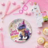 Dinosaur Adventure Happy Birthday Pappteller (Party)