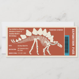 Dinosaur Adventure Pass Einladung