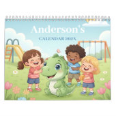 Dinosaur Adventure Personalized Kids Calendar 2026 Kalender (Titelbild)