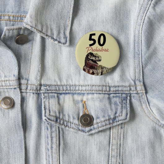 Dinosaur AGED T Rex Button (Beispiel)
