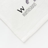 Dinosaur Alphabet Fleecedecke (Ecke)