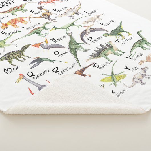 Dinosaur Alphabet Sherpadecke (3/4)