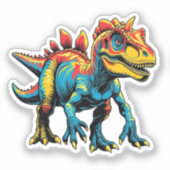 Dinosaur-Aufkleber Aufkleber (Vorderseite)