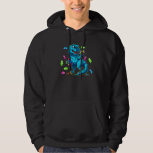 Dinosaur Autism Funny Kids Dinosaur T Rex Niedlich Hoodie