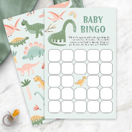 Dinosaur Baby Bingo Game