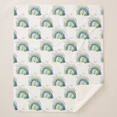 Dinosaur Baby Boy Sherpa Blanket Sherpadecke (Vorderseite)