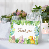 Dinosaur Baby Dankeskarte