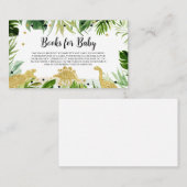 Dinosaur Baby Duschbücher für Baby Visitenkarte (Vorne/Hinten)