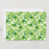 Dinosaur Baby Dusche Dankeskarte (Rückseite)