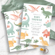 Dinosaur Baby Dusche