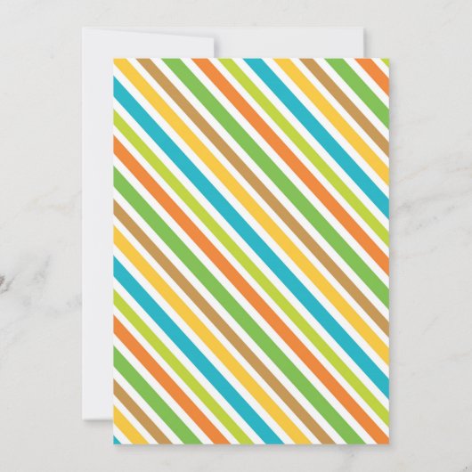 Dinosaur Baby Dusche Einladung BOY (Rückseite)