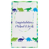 Dinosaur Baby Dusche Kleine Geschenktüte (Vorderseite)