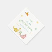Dinosaur Baby Dusche Serviette (Ecke)