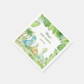 Dinosaur Baby Dusche Serviette (Ecke)