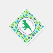 Dinosaur Baby Dusche Serviette (Ecke)