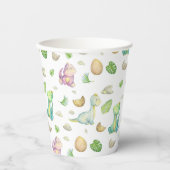 Dinosaur Baby Pappbecher (Vorderseite)