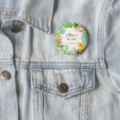 Dinosaur-Baby-Party Button (Beispiel)