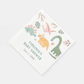 Dinosaur-Baby-Party Serviette (Ecke)