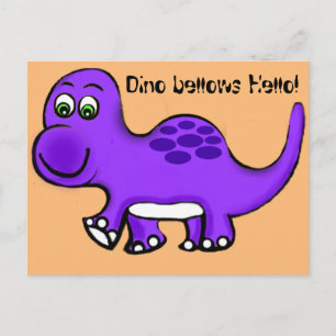 Dinosaur Baby Postcard Postkarte